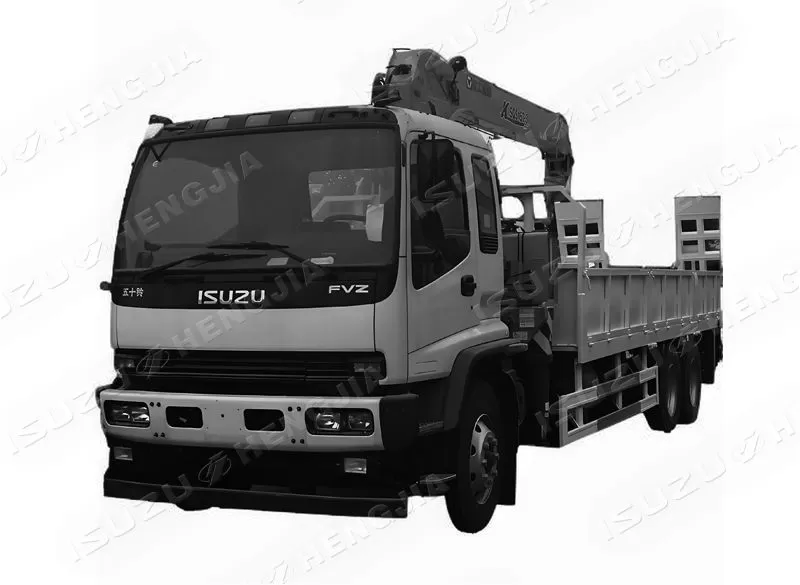 isuzu f/fvz شاحنة شنت رافعة